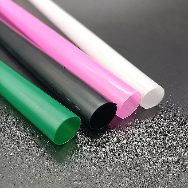 Elsavct 100-500 sztuk Plastikowa Słoma Perłowa Mleko Herbata Słomka do picia Napój Prosta Słoma 12mm ZIELONY 100PCS