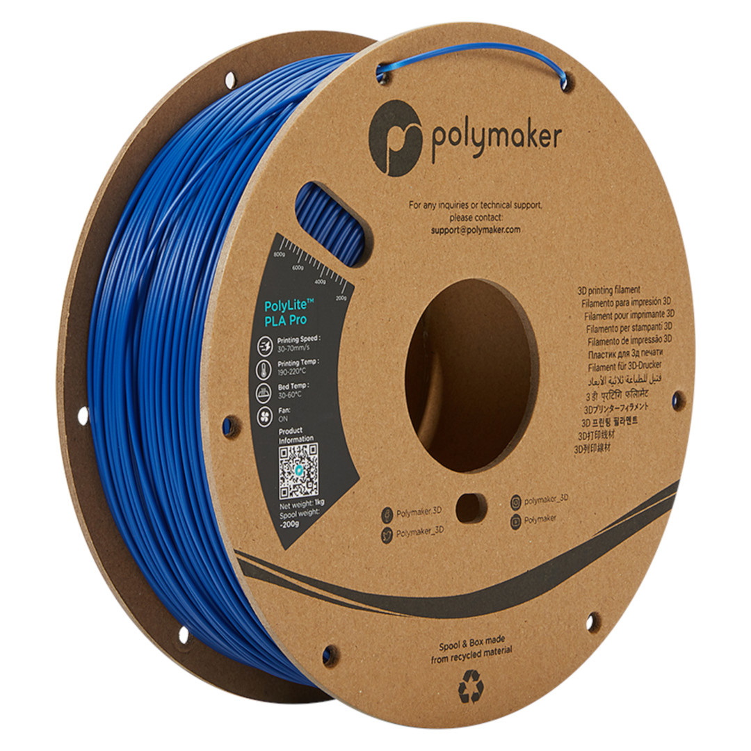 Filament Polymaker PolyLite PLA Pro 1,75mm 1kg - Blue