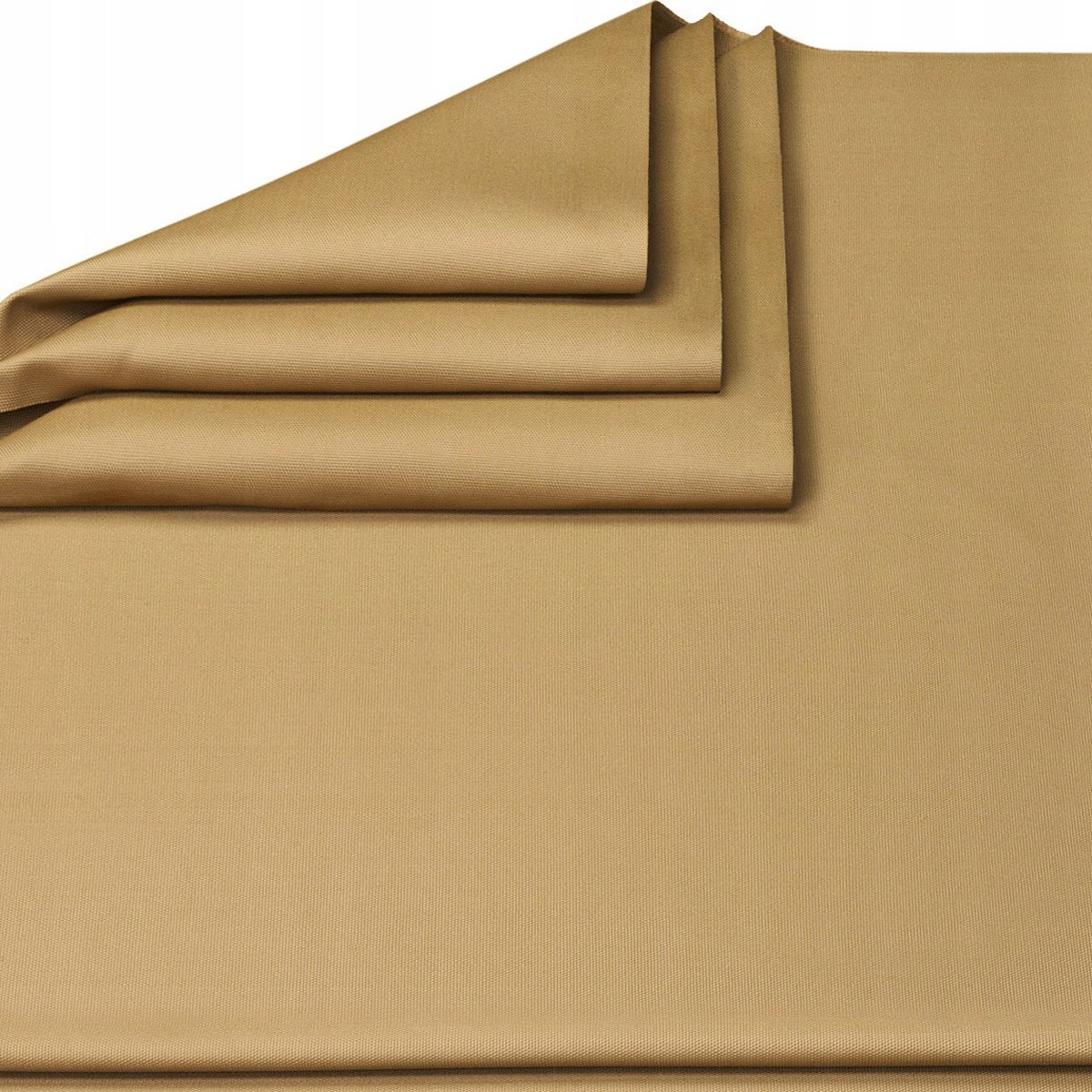 TKANINA PANAMA 320G GRUBY I MOCNY MATERIAŁ BAWEŁNA POLIESTER 150CM BEŻOWA