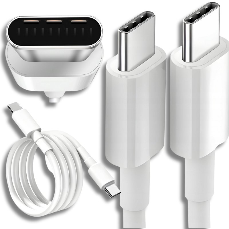 KABEL USB-C / USB-C 40W - 1M SZYBKI MOCNY PRZEWÓD DO KOMPUTERA TELEFONU