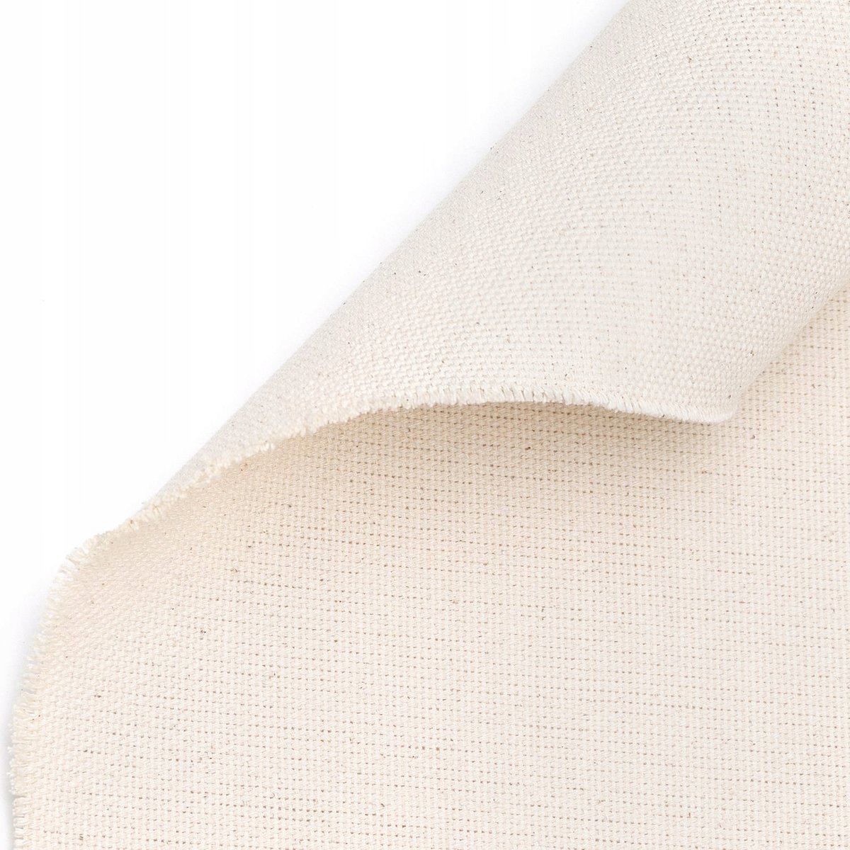 TKANINA PŁÓCIENNA 470G BAWEŁNA EKO NATURALNA 165CM SUROWA