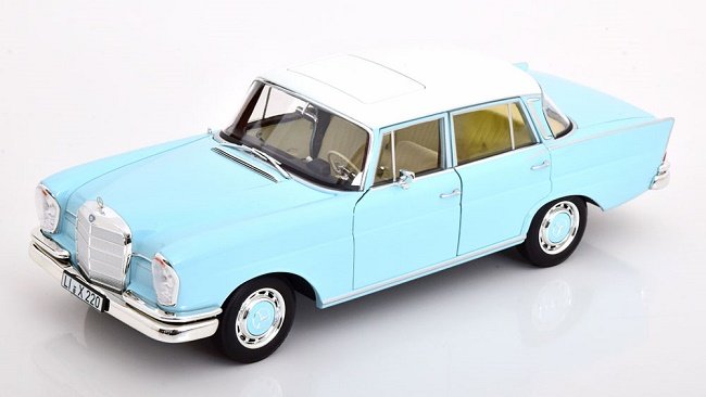 Norev Mercedes Benz 220 S W111 1965 Light Bl 1:18 183920