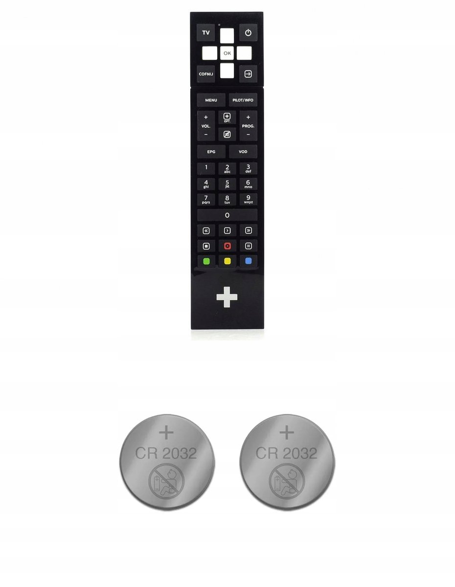 Oryginalny Pilot Canal+ Wifibox Premiumbox+ 4K Ultrabox 2 X Cr2032 Baterie