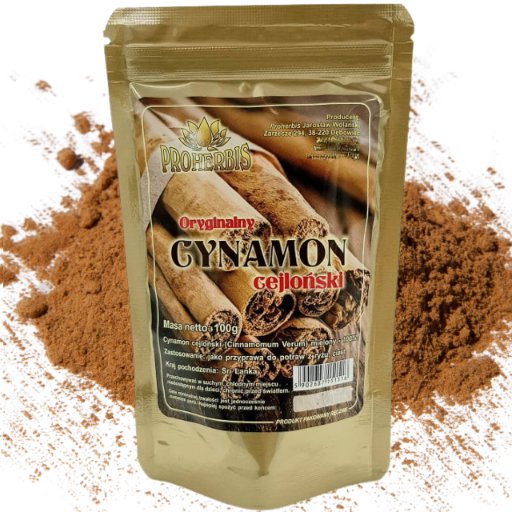 Cynamon cejloński 100g mielony AROMATYCZNY naturalny świeży wysoka jakość