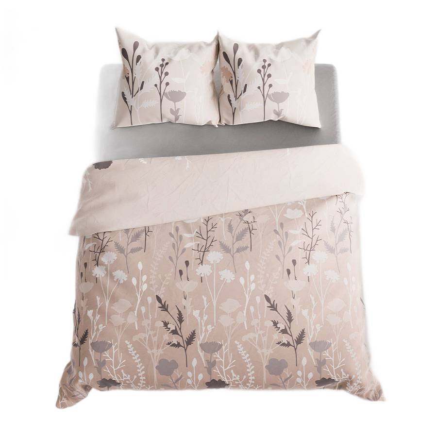 Pościel satynowa 200x220 Cleo kwiaty polne