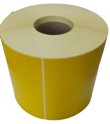 Etykiety termotransferowe 80x50 1000szt żółte
