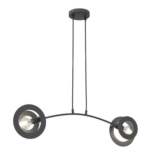 Euforia lampa wisząca 2xE27 czarna 1413/2