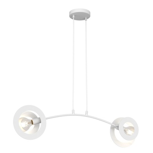 Euforia lampa wisząca 2xE27 biała 1414/2