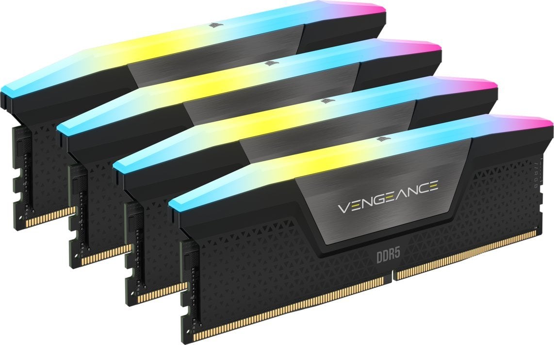 Pamięć Corsair Vengeance RGB, DDR5, 64 GB, 5600MHz, CL36 CMH64GX5M4B5600C36