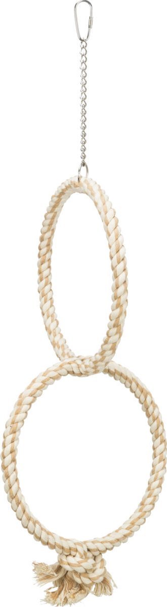 Trixie Pierścienie ze sznurka, dla ptaków, bawełna, śr. 16 cm