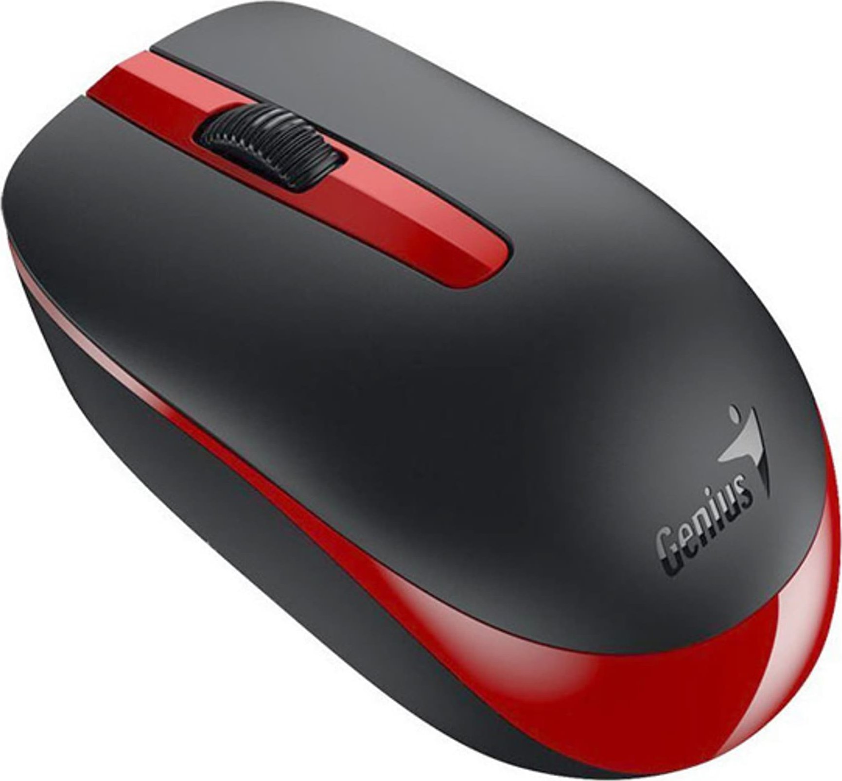Genius Mysz bezprzewodowa, Genius NX-7007, czarno-czerwona, optyczna, 1200DPI
