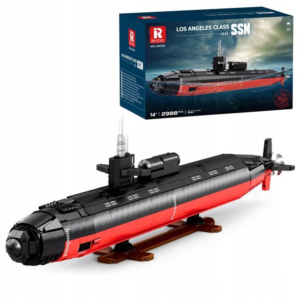 Klocki Konstrukcyjne Reobrix Łódź Podwodna Los Angeles-class Ssn 2988 El.