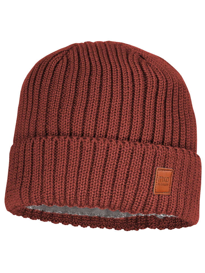 MaxiMo Wełniana czapka w kolorze czerwonym