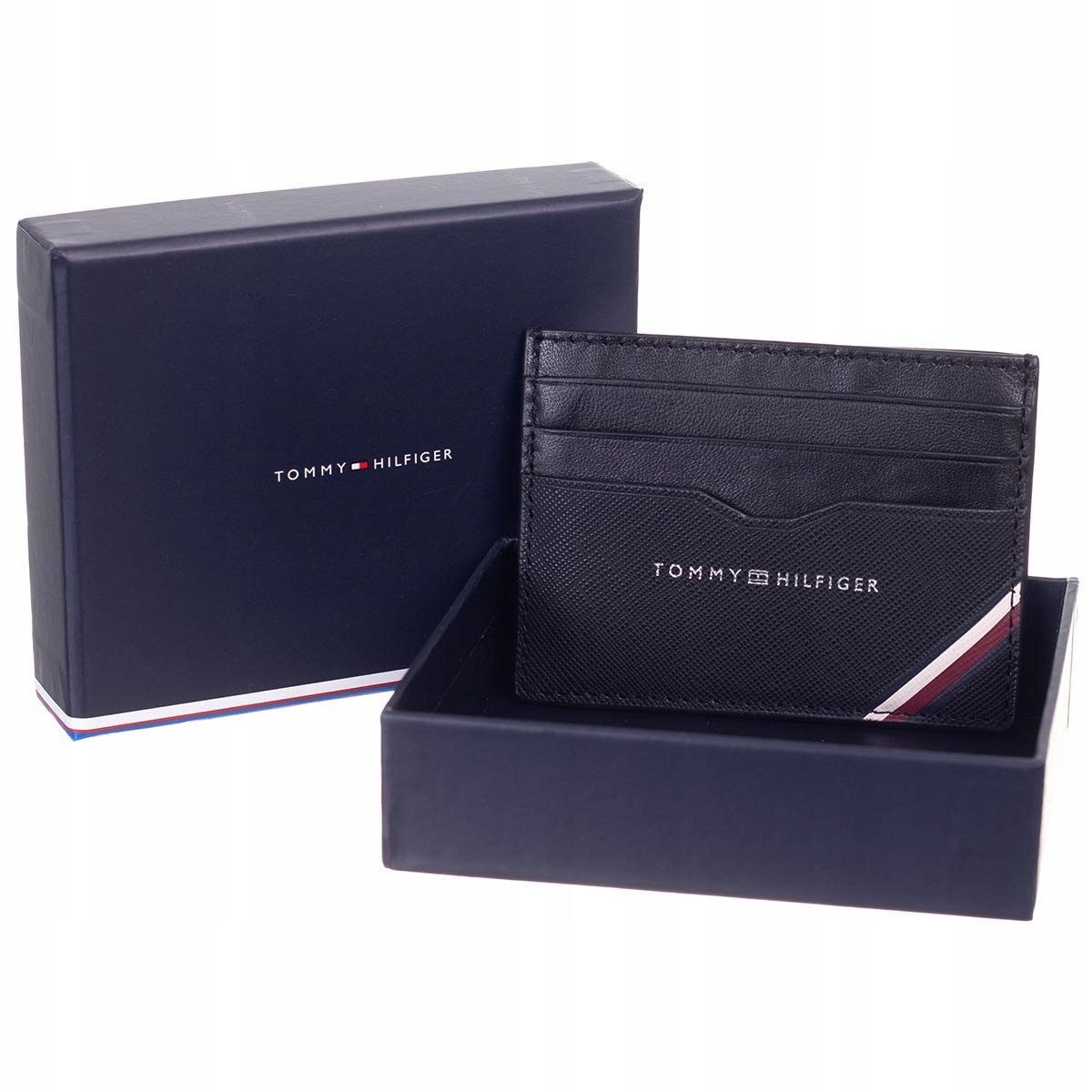 Tommy hilfiger cardholder th central cc holder czarny