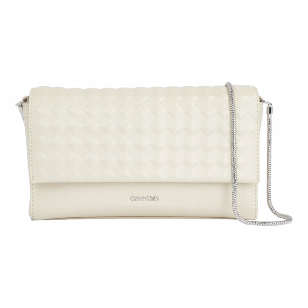 Calvin klein torebka damska calvin mini quilt mini crossbody beżowa