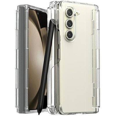 Etui ARAREE Nukin 360 do Samsung Galaxy Z Fold5 Przezroczysto-Matowy