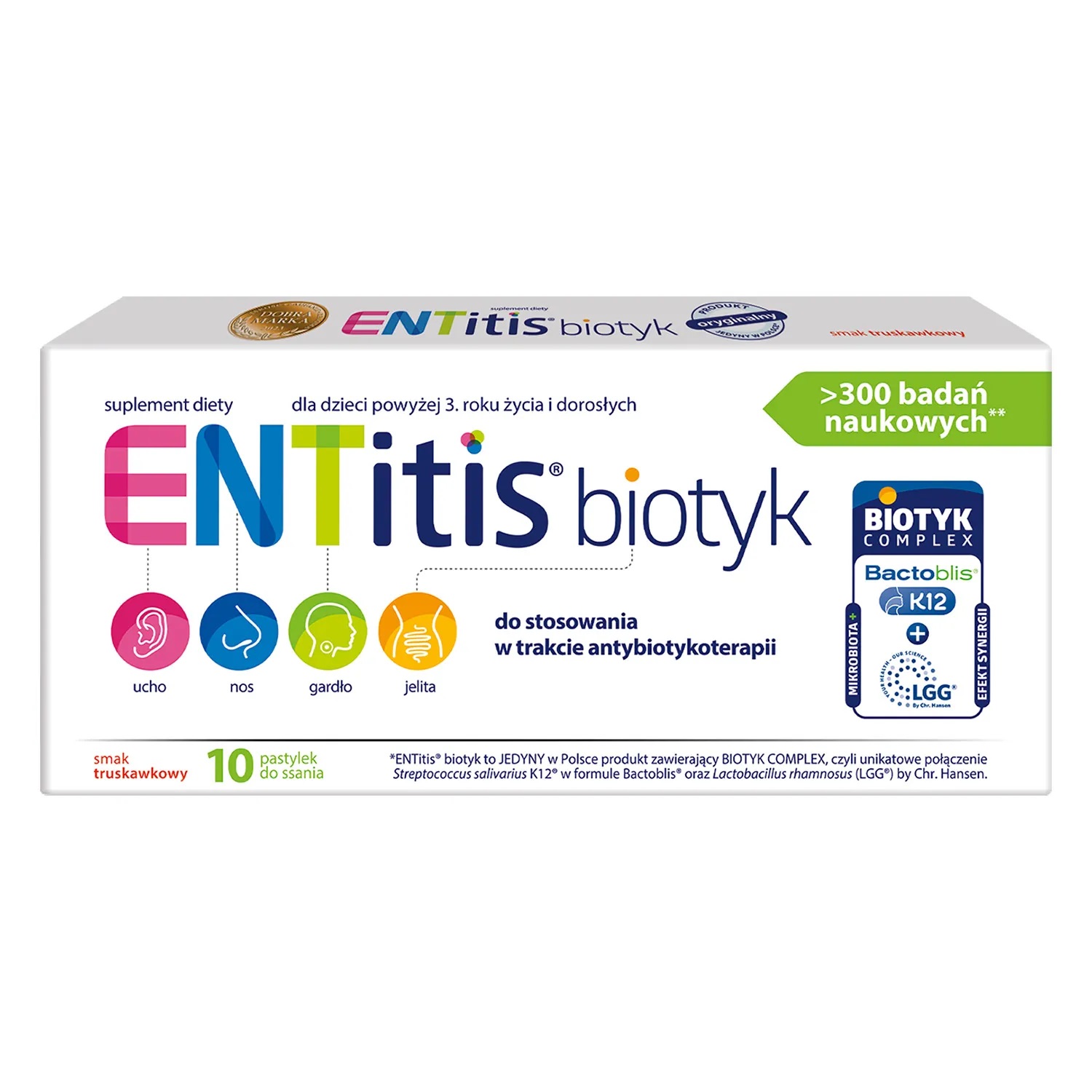 Entitis Biotyk Pastylki do ssania