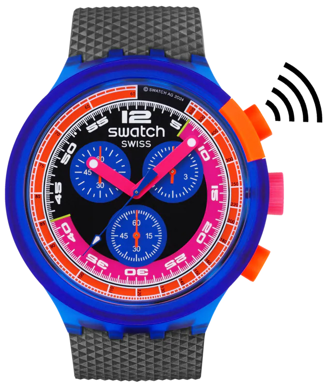 Zegarek Swatch SB06N101-5300 Neon Party To The Max Pay! 47mm