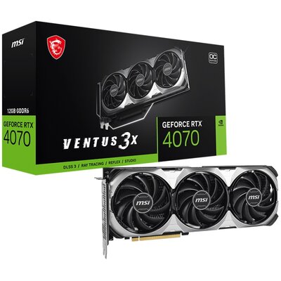 MSI GeForce RTX 4070 VENTUS 3X E1 OC 12GB GDDR6