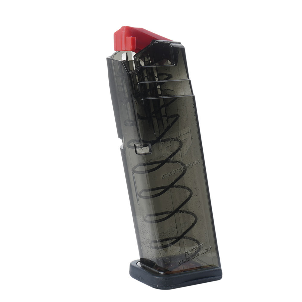 ETS - Magazynek polimerowy do Sig Sauer 320 - 9x19 mm - 15 naboi - Carbon Smoke Series - SMK-SG9-320-15