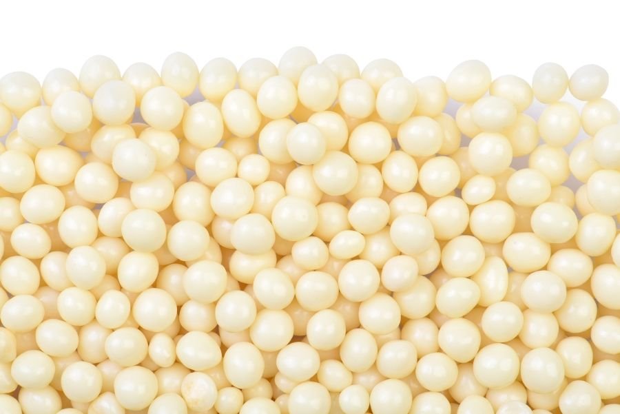 Posypka chrupka kuleczki ryżowe w białej czekoladzie 100 g Tortino