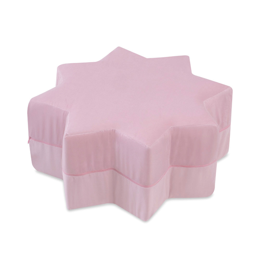 Misioo Pufa 54X25 Cm Gwiazda Różowy