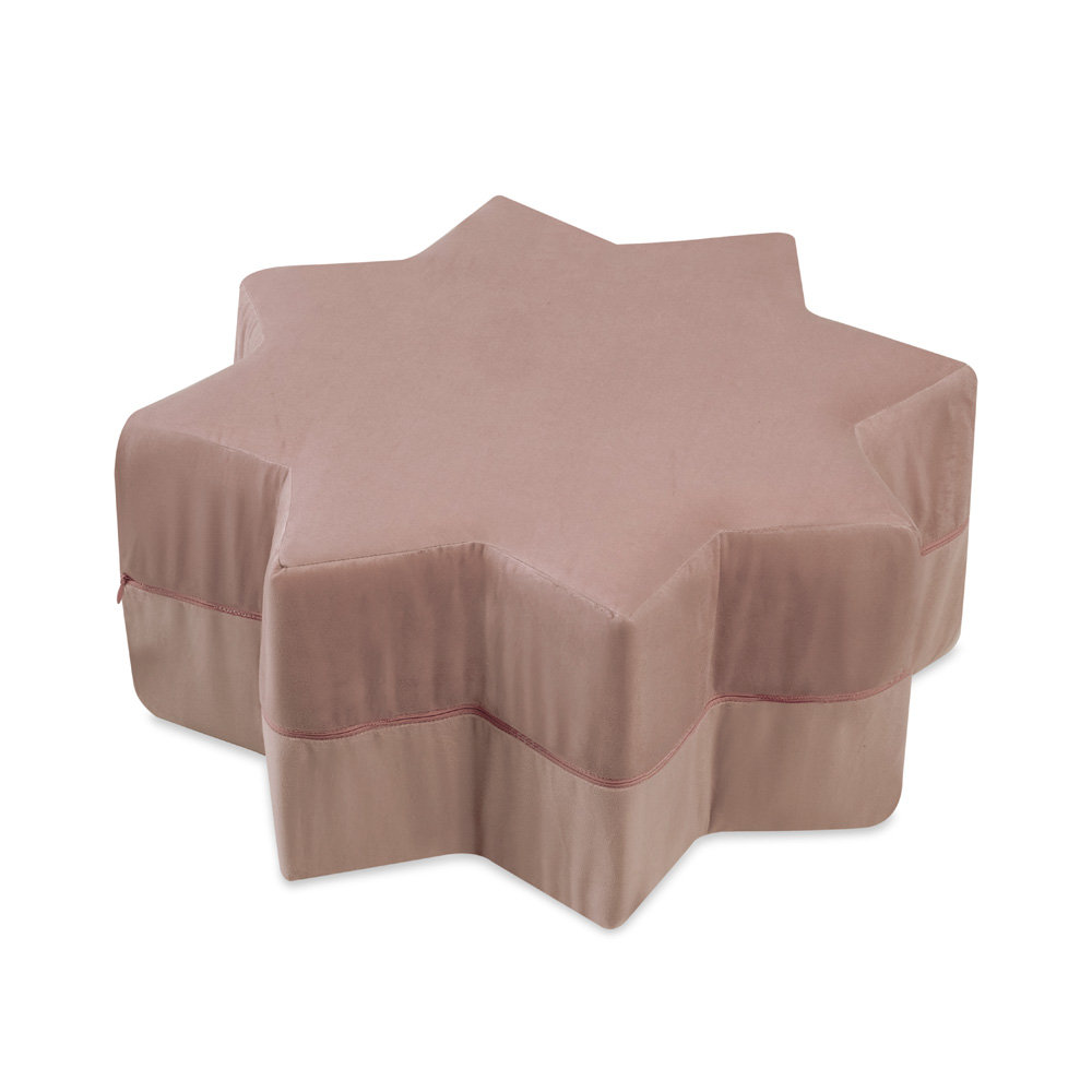 Misioo Pufa 54X25 Cm Gwiazda Złoty (Beżowy)