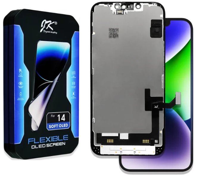 NOWY WYŚWIETLACZ EKRAN LCD DOTYK DO Apple iPhone 14 SOFT OLED JK