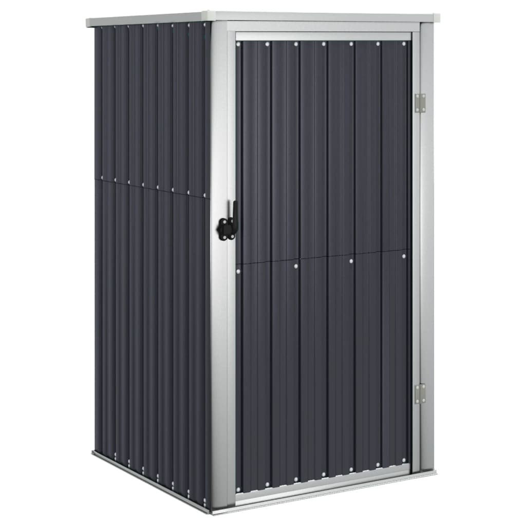 Szopa ogrodowa, antracytowa, 88x89x161 cm, stal galwanizowana