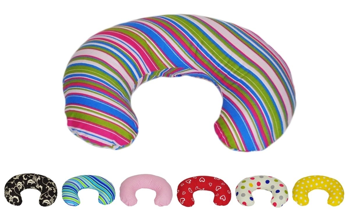 poduszka mała, do karmienia, do siedzenia, ciążowa, zagłówek poduszka mała, do karmienia, do siedzenia, ciążowa, zagłówek (wzór: kolorowe paski 2)