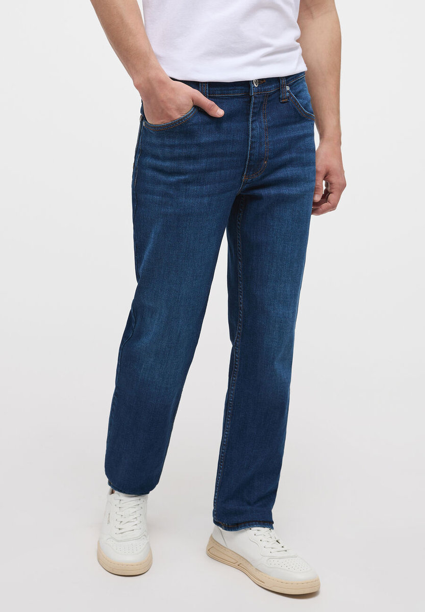 Mustang Tramper Straight Męskie Spodnie Jeansowe Denim Blue 1013715 5000 843-W32 L32