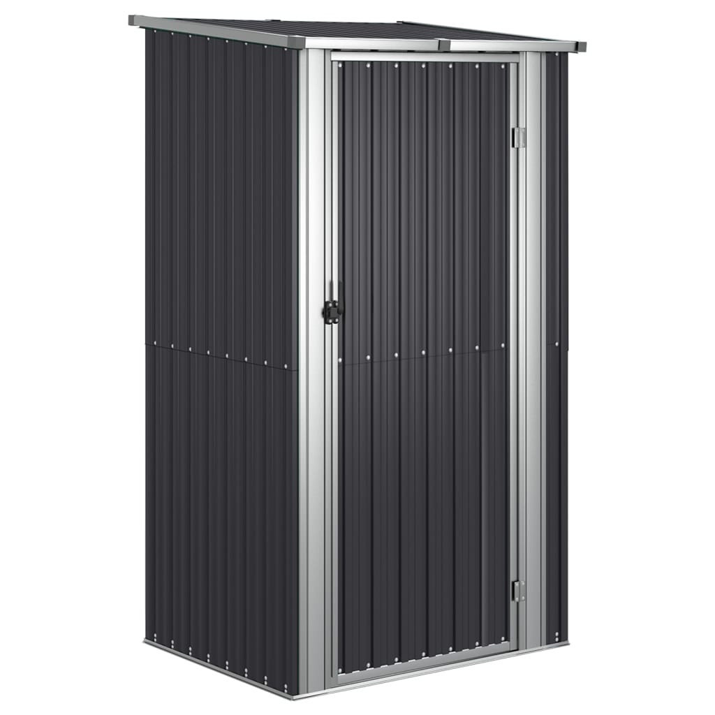 Szopa ogrodowa, antracyt, 118,5x97x209,5 cm, stal galwanizowana