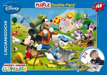 Liscianigiochi Maxi Puzzle dwustronne 31481 - Myszka Miki, 108 el.