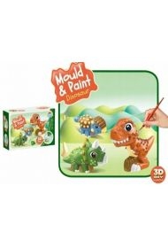 Figurki gipsowe 3D Dinozaury do własnego wykonania 2000492