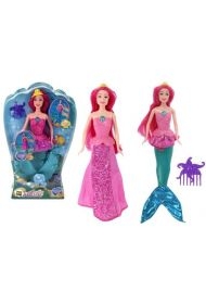 Lalka syrenka z magiczną sukienką
