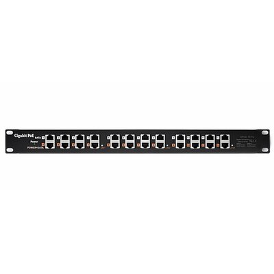 Qoltec Patch panel RACK QOLTEC 12 portów | POE | Czarny 54478