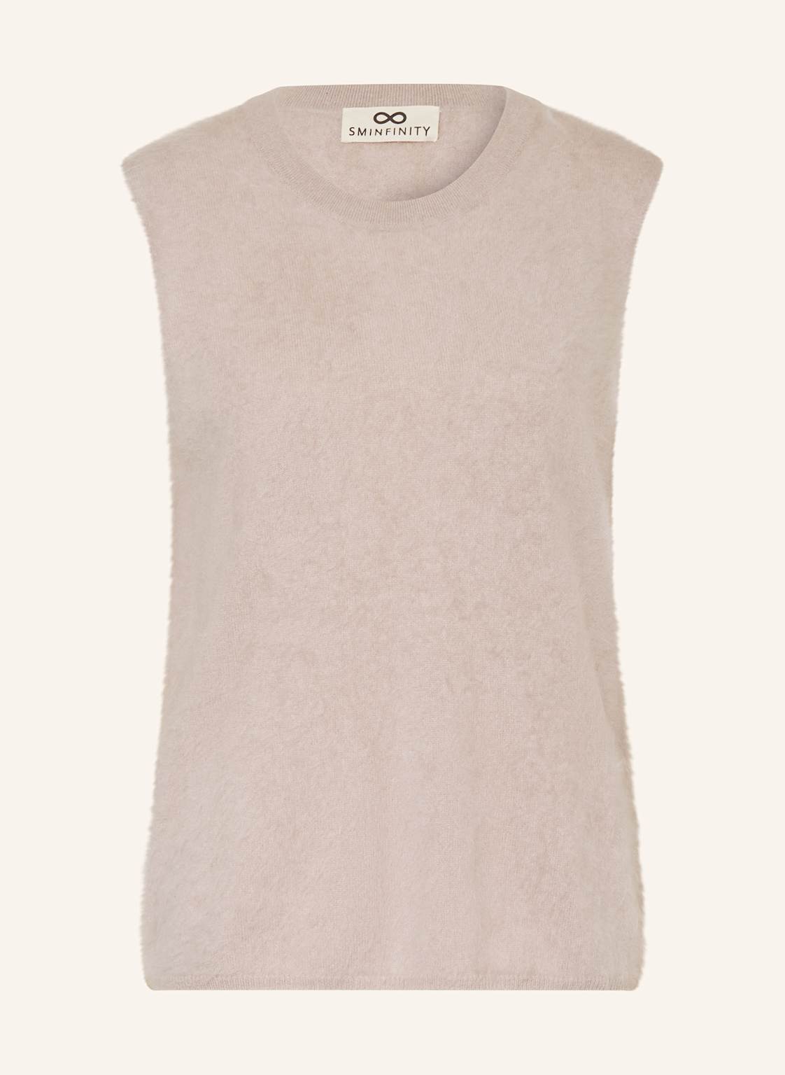 Sminfinity Top Z Dzianiny Z Kaszmiru beige