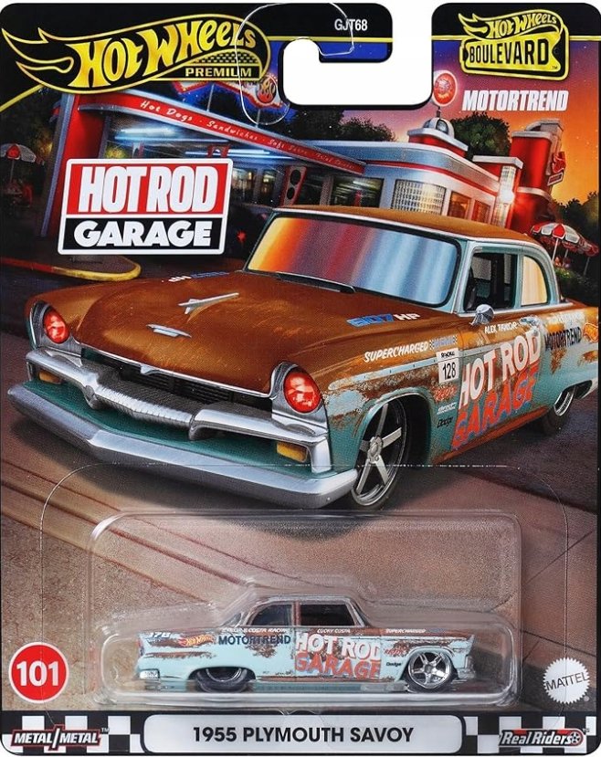 1955 Plymouth Savoy - Boulevard Hot Wheels Premium 1:64