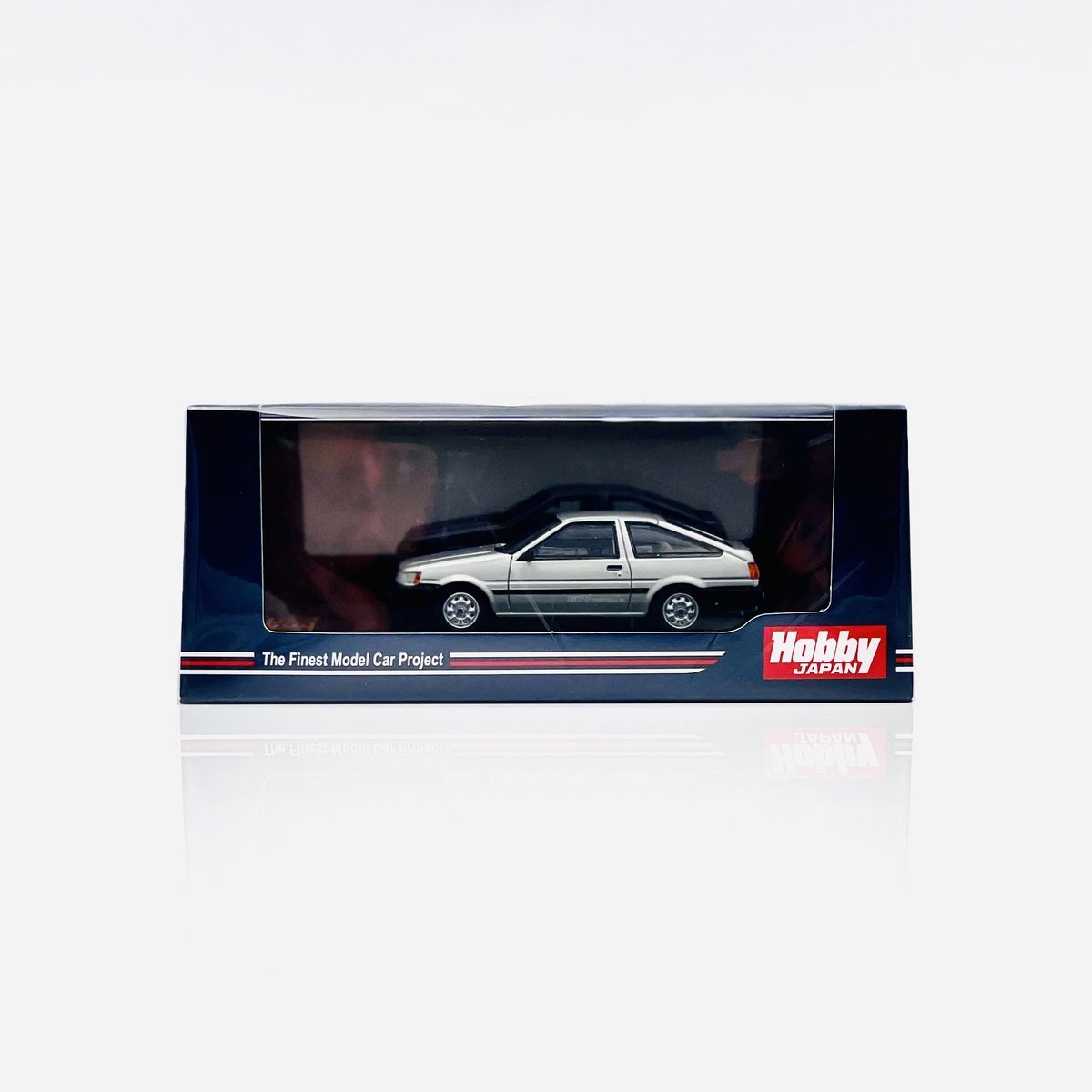 Toyota Corolla Levin AE86 3 Door GTV 1983 Silver Hobby Japan 1:64