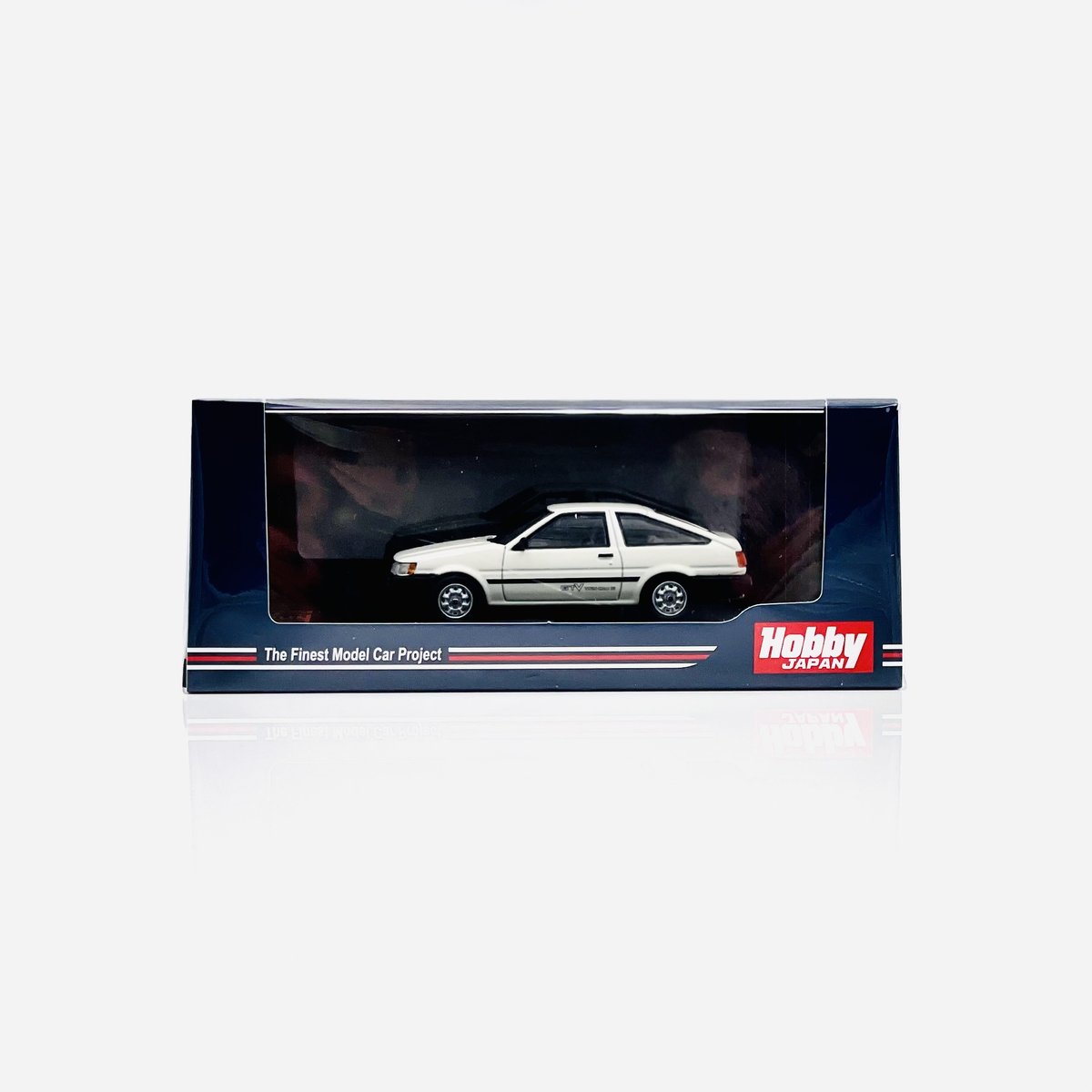 Toyota Corolla Levin AE86 3 Door GTV 1983 White Hobby Japan 1:64