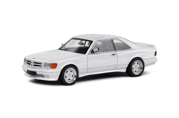 Mercedes-Benz 560 SEC AMG Widebody - 1990, white Solido 1:43