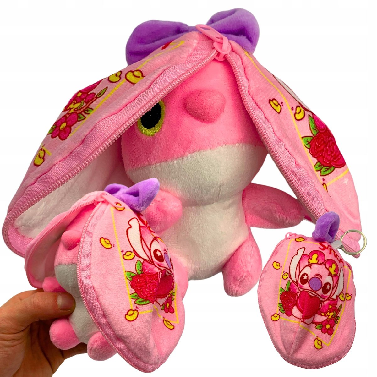 Maskotka Pluszak Lilo i Stich Stitch Niespodzianka Brelok Przytulanka 12 cm