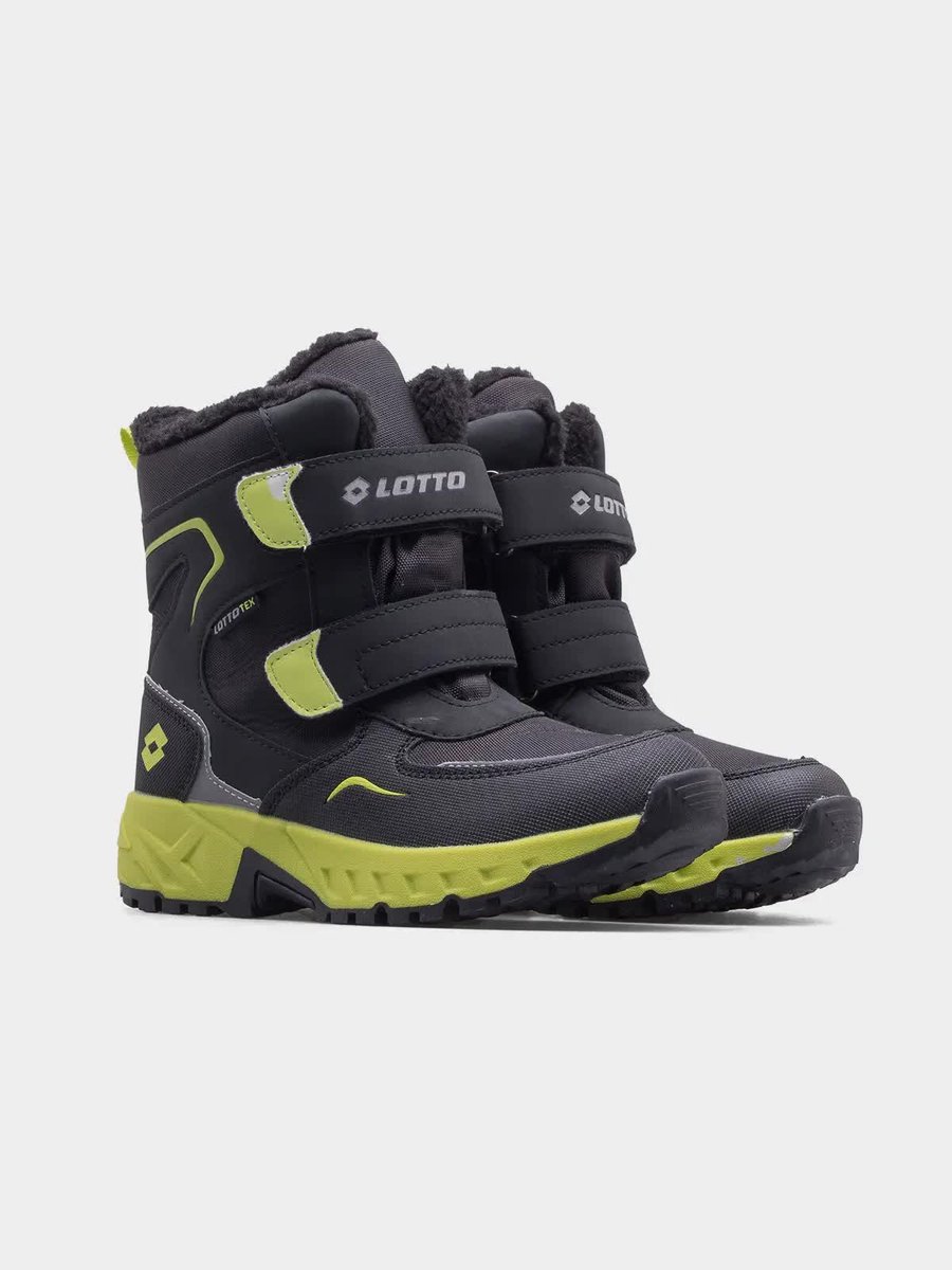 Buty dziecięce zimowe śniegowce ALSTYNE TEX K LOTTO 2600490K-1163 Czarny