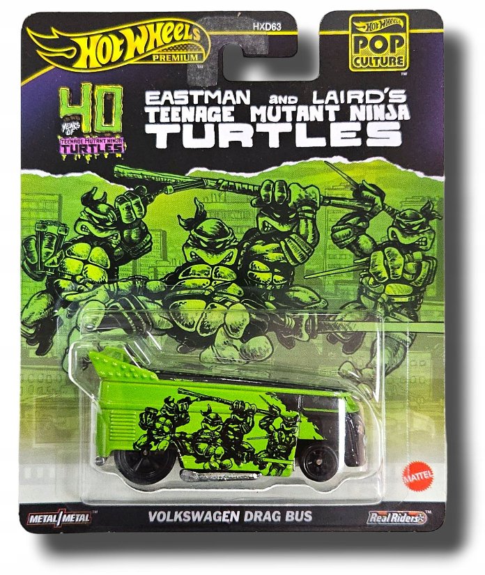 VW Drag Bus - Mutant Ninja Turtles - Hot Wheels Premium 1:64