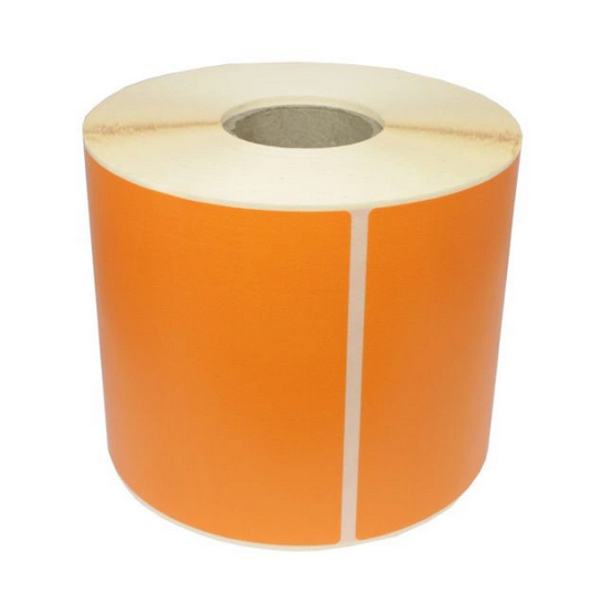 Etykiety termotransferowe 60x30 1000szt pomarańczowe