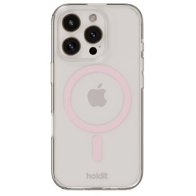 Holdit MagSafe Case iPhone 16 Pro Max Pink/Transparent