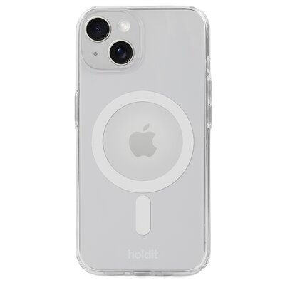 Holdit MagSafe Case iPhone 15/14/13 White/Transparent