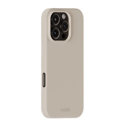 Etui HOLDIT Silicone do Apple iPhone 16 Pro Max Beżowy