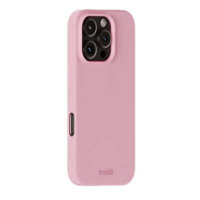 Etui HOLDIT Silicone do Apple iPhone 16 Pro Max Różowy