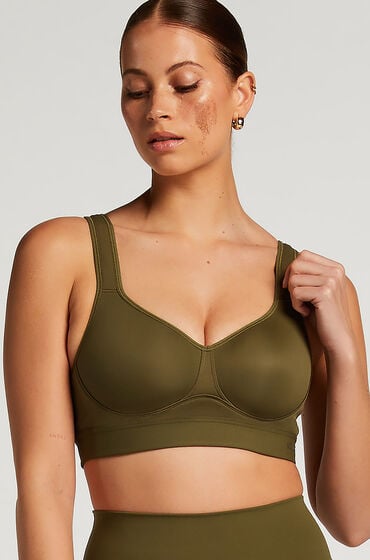 Hunkemöller Biustonosz sportowy HKMX All Star Level 2 Zielony